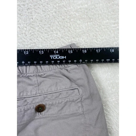 Orvis Pima Cotton Shorts Elastic Waist Casual Comfort Fit Gray Size 32 - Picture 7 of 8
